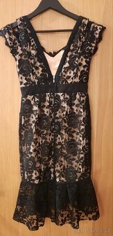 Černé krajkové šaty, vel. 34, zn. Paper Dolls Petite - 4