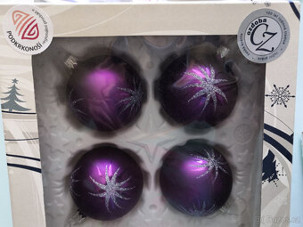 Skleněné vánoční ozdoby - 4