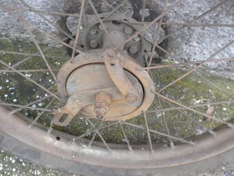 JAWA Robot zadní kolo kompletní zachovalé,možná i výměna - 4