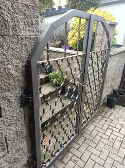 Železná dvoukřídlá branka - 4