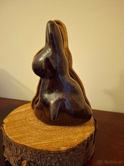 Keramická velikonoční  forma zajíček - 4