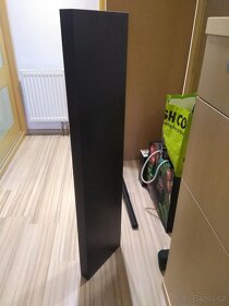 Sada černých IKEA poliček - 4
