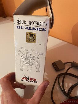 Ovladač pro Playstation 1 / 2 - Červený - 4