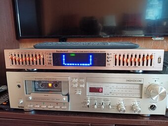 HiFi ekvalizér. 2× 10 pásem s analyzérem. - 4