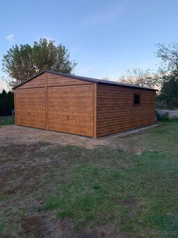 Plechová garáž 6x5m - 4