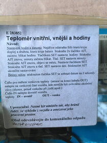 Vnitřní a venkovní teploměr - 4