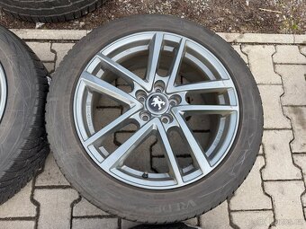 4x al kola 5x108 18 + pneu zimní 215/55 R18 - 4