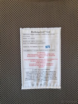 Neprůstřelná balistická vesta + helma - 4