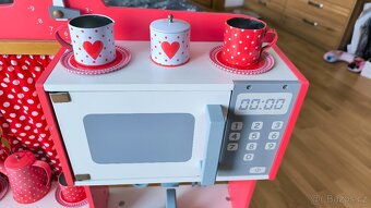 Dětská drevena kuchyňka s příslušenstvím - 4