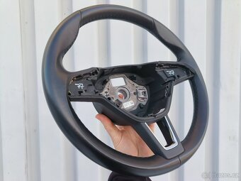 Originální kožený volant TOP STAV Škoda Octavia 3 Superb 3 - 4