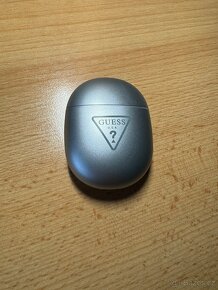 Sluchátka Guess True Wireless Stereo Earphones Glossy Silver - 4