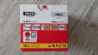 Hmoždinky do porobetonu Fischer GB14 + šrouby - 4