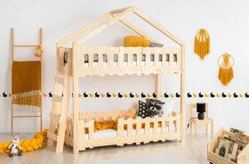 Dětská patrová domečková postel Zippo P - 4