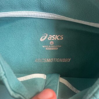 Tyrkysová sportovní mikina asics - 4