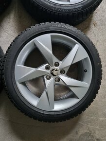 ALU kola+pneuŠKODA"Volans"Pirelli zimni205/50/R17 6.5J ET4 - 4