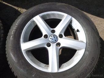 4x orig.alu vw (5x112)zimní pneu nokian 215/60 r16 - 4