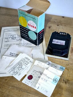 Elektrický vrátnik Tesla 4FP 111, včetně krabičky - 4