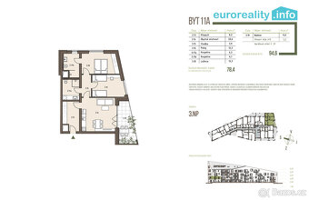 Prodej, apartmán 3+KK, 78,4 m2, balkón, Železná Ruda - 4