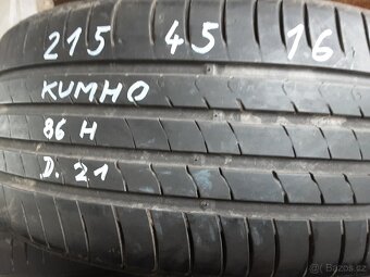PNEU 225/55/16 a 215/45/16 , 2/4 ks. R16 letní pneu. - 4