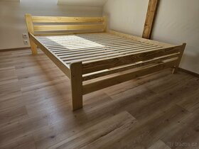 Prodám nové zvýšené postele s roštem 180x200cm - 4