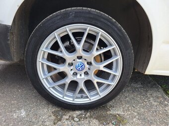 Alu kola R18 5x120 Aluett + letní pneu 225/45/18 Continental - 4