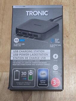 Nabíječka usb C + 3x usb A - 4