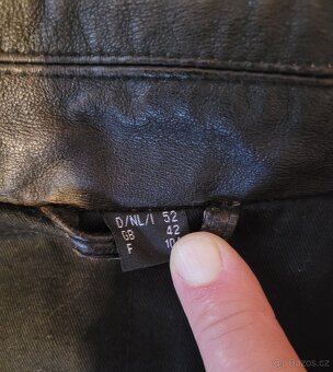 Kožená bunda parka vel.XL - 4