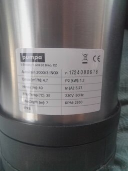 Automatické ponorné čerpadlo - 4