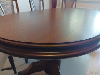 Jídelní zánovní stůl rustikal - 4