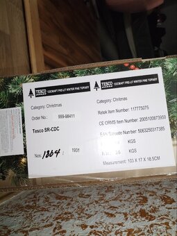 VÁNOČNÍ STROMEČEK 122CM (NOVÝ) - 4