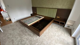 DUBOVÁ POSTEL - 200x200 - Levitující - 4