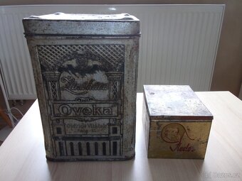 2x PLECHOVKA - OVEKA O. VYTÁČEK, BISCUITS FIEDOR - 4