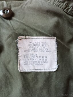 Bunda U. S. ARMY vzor M65 - 4