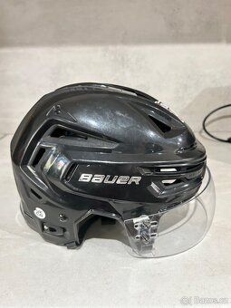 ✅ PROFI PRILBA BAUER - RE- AKT 155 - veľkosť M - BLACK ✅ - 4