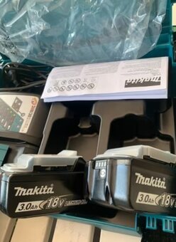 Nové Aku zahradní nůžky Makita DUH523Z + 2x baterie - 4