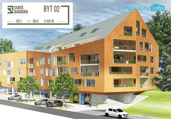 Prodej, apartmán 2+KK, 58,1 m2, balkón, Železná Ruda - 4