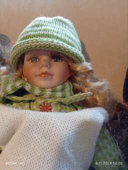 Porcelánový panenky retro hračky - 4