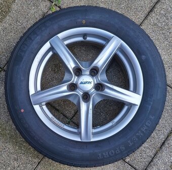 Sada alu kol Alutec 6.5Jx16 H2, ET39, pneu 205/60 R16 - 4