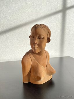 Africké dřevěné sošky - par - 4