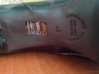 Dámské kožené kozačky velikost 40,38,36 - 4