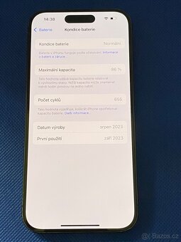 iPhone 15Pro 256GB Blue Titanium - 4