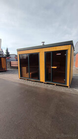 Saunový domek s odpočívárnou-venkovní finská sauna - 4