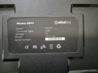 Niceboy ORYX K600 CZ/SK top stav // mechanika OUTEM Red - 4
