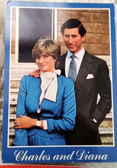 7x pohlednice Anglie: Charles a Diana. RARITA. - 4