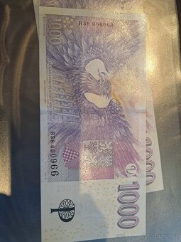 1000 kč s přítiskem - 4