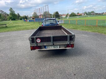 ✅Bržděný přívěs Pijnappel, listová pera, 1500 kg, STk - 4
