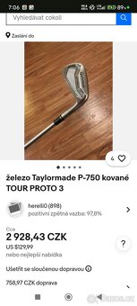Taylor Made P.750 #3 železo - 4