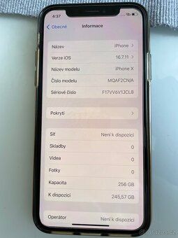 iPhone X 256 GB - 4