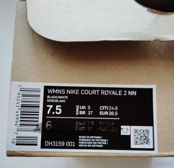 Černé kožené tenisky Nike, vel.38,5 - 4