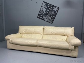 Kožená sedačka , italský design - 4